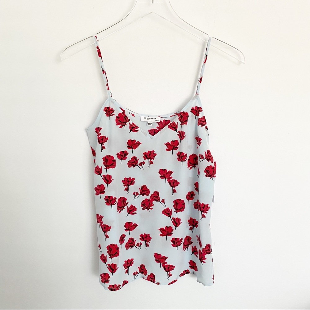 NWT Equipment Printed Silk Layla Cami Top XS - Picture 4 of 9